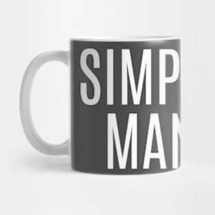 Simple man T shirt Mug